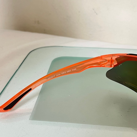 Foster Grant NS0917 Jose ORG MRF FMR Mirror Sporty Sunglasses. Orange - Picture 4 of 9